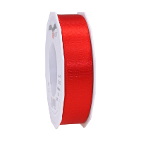 Cadeaulint Satijn   2.5 Cm x 25 meter   rood   cadeaus inpakken   sierlint