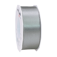 Cadeaulint Satijn   4 cm x 25 meter   antraciet   cadeaus inpakken   sierlint