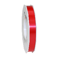Cadeaulint/sierlint plastic XL   1,5 cm x 91 meter   rood   cadeaus inpakken   decoratie