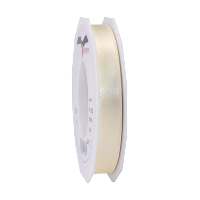 Cadeaulint/sierlint Satijn   1.5 Cm x 25 meter   creme wit   cadeaus inpakken   decoratie