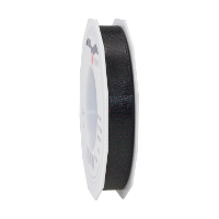 Cadeaulint/sierlint Satijn   1.5 Cm x 25 meter   zwart   cadeaus inpakken   decoratie