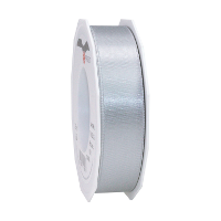 Cadeaulint/sierlint Satijn   2.5 Cm x 25 meter   grijs   cadeaus inpakken   decoratie
