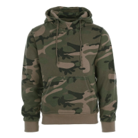 Merkloos Camouflage hoodie/hooded sweater voor heren