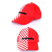 Carnaval Brabant thema baseballcap   rood/wit   voor volwassenen   Brabander   verkleed pet