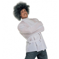 Carnaval verkleed dwangbuis   gekkenhuis   wit   one size   volwassenen   Halloween   kostuum