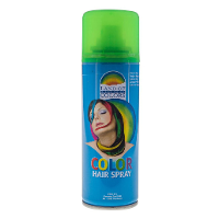 Carnaval verkleed haar verf   fluor groen   111 ml   haarspray   Haar kleuren   carnaval