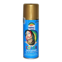 Carnaval verkleed haar verf   goud   111 ml   haarspray   Haar kleuren   carnaval
