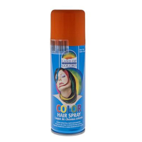 Carnaval verkleed haar verf/spray oranje 111 ml