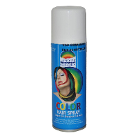 Carnaval verkleed haar verf   wit   111 ml   haarspray   Haar kleuren   carnaval