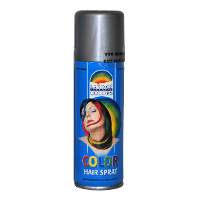 Carnaval verkleed haar verf   zilver   111 ml   haarspray   Haar kleuren   carnaval