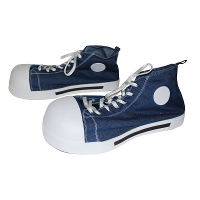 Carnaval verkleed Jumbo nep/clown gympen sportschoenen   Verkleed accessoires