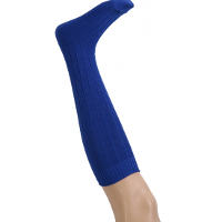 Carnaval verkleed kniekousen/lange sokken   blauw   maat 41 47   volwassenen   kleding