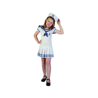 Carnaval verkleed matrozen jurkje   verkleedkleding   meiden   matroos