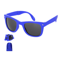 Carnaval verkleed party bril   blauw   volwassenen   kunststof   gangster / rock and roll / karakter