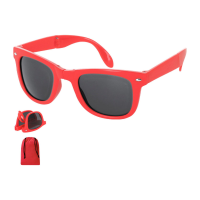 Carnaval verkleed party bril   rood   volwassenen   kunststof   gangster / rock and roll / karakter