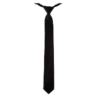Carnaval verkleed stropdas   zwart   polyester   heren/dames   Gangster/rock and roll/blues brothers