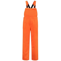 Carnaval verkleed tuinbroek voor kinderen   oranje