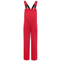 Carnaval verkleed tuinbroek voor volwassenen   rood   werk overall