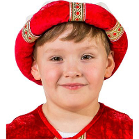 Carnaval verkleed Tulband   1001 nacht Sultan   rood   kinderen   themafeest
