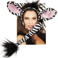 Carnaval verkleedset zebra