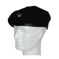 Che Guevara verkleed baret   zwart   voor volwassenen   met zilveren ster