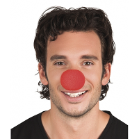 Clowns neus   rood   knijp foam   carnaval verkleed neus   kinderen/volwassenen