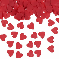 Confetti hartjes   250g   rood   papier   valentijnsdag   liefde   feestdecoratie