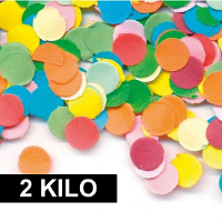 Confetti multicolor   10x   200 gram   papieren confetti   versiering