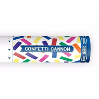 Confetti papier kanonnen   kleuren mix   20 cm   Partyshooter   Feestartikelen
