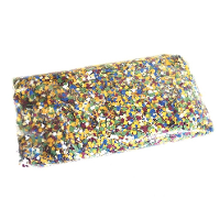 Confetti snippers van papier   multi colours mix   1 kilo zak   feestartikelen/versieringen