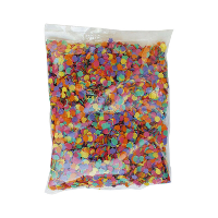 Confetti snippers van papier   multi kleuren   200 gram zak   feestartikelen