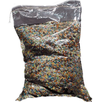 Confetti snippers van papier   multi kleuren   5 kilo zak   feestartikelen