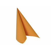 Conpax Luxe servetten   Fel oranje   20x stuks   33 x 33 cm   3 laags papier   Tafel dekken