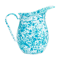 Crow Canyon Home Drinkkan Splatter   Turquoise