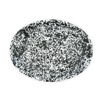 Crow Canyon Home Ovale Schaal   Zwart