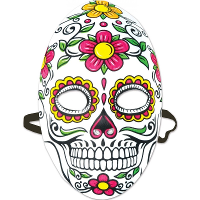 Day of the Dead sugarskull verkleed masker   Halloween/Carnaval maskers   Dia de los Muertos