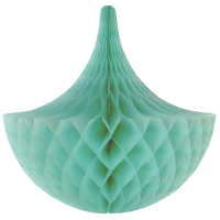 Decoratie kroonluchter mint 35 cm