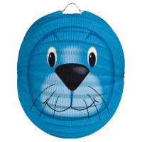 Dieren lampion zeehond   22 cm   papieren lampion   brandvertragend