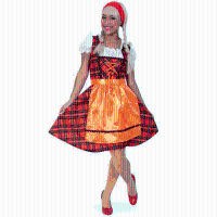 Merkloos Dirndl kostuum voor dames