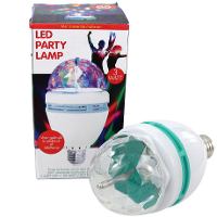 Disco lamp E27   LED   draaiend   30 kleureneffecten   party lichten