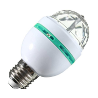 Disco lamp/licht   E27 fitting   roterend   30 kleureffecten