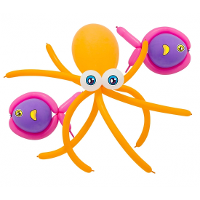 Merkloos Doe het zelf ballon set zeedieren