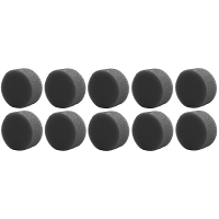 Ecologisch grimeer sponsje   10x   rond   antraciet   Natuurlijk make up sponsje   Grimeersponsje