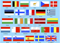 EU vlaggen pakket   28 vlaggen   polyester   landen   Europese Unie   90 x 150 cm