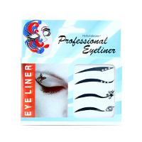 Eyeliner stickers   4 designs   strass steentjes   party gezichts stickers