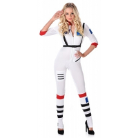 Merkloos Feest kleding ruimtevaart kostuum voor dames