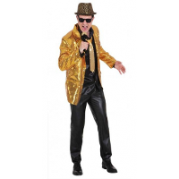 Merkloos Feestkleding gouden colberts