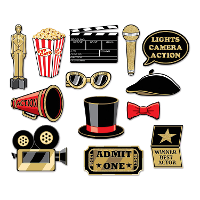 Foto prop set awards   13 delig   Feestje/Party thema   Photobooth accessoires