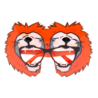 Fun bril   oranje   leeuwen   volwassenen
