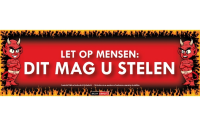 Fun en Fop sticker Dit mag u stelen